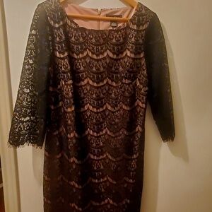 Jessica Howard, size 14, black lace dress